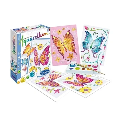 Image of Sentosphère 3906002 &quot;Aquarellum Mini Butterflies&quot; Painting Set