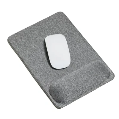 Image of SenseAGE Mouse Mat with Wrist Support, Enlarge Pad Rest, Non Slip Rubber Base, Smooth Surface, Precise Sliding and Pain Relief, Compatible Laser Optical Mice, Grey