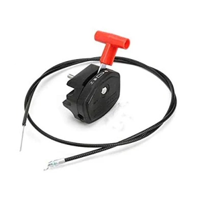 Image of Alamor Universal 142Cm 56Inch Throttle Cable &amp; Choke Lever compatible with Lawnmower Lawn Mower