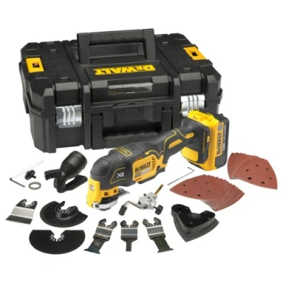 Image of DeWalt DCS355M2 GB 18V Li ion Cordless Brushless Oscillating Multi Tool with 35 Accessories