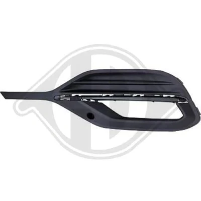 Image of 39163601 Bumper Grill DIEDERICHS 1808149 Left for vehicles with front fog light