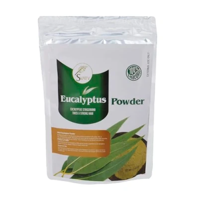 Image of Svatv Eucalyptus Powder (Eucalyptus Staigeriana) for Hair Growth Soothes The Scalp Good Skin Size 227 Grams