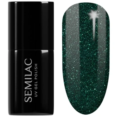 Image of SEMILAC 456 Spectacular Night Nail UV Gel Polish Long Lasting and Easy to Apply Soak off UV/Led Perfect for Home Professional Manicure Pedicure 7 ml