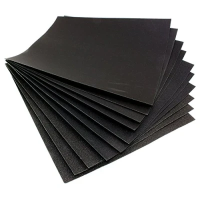 Image of Toolzone 10Pc Wet And Dry Glass Paper Mixed Grits