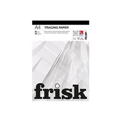 Image of Frisk 23118234 Tracing Paper Pad A4 90gsm, Tranparent