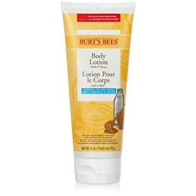 Image of Burt&#039;s Bees Natural Moisturising Milk and Honey Body Lotion, 170 g, 00663 13