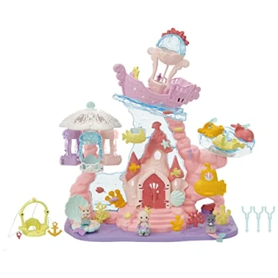 Image of Sylvanian Families 5715 Baby Mermaid Castle Dollhouse Playsets