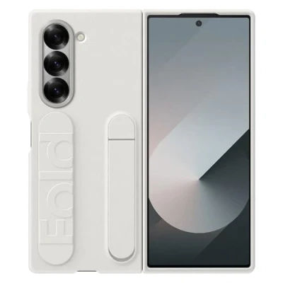 Image of Samsung Silicone Back Cover White Galaxy Z Fold 6