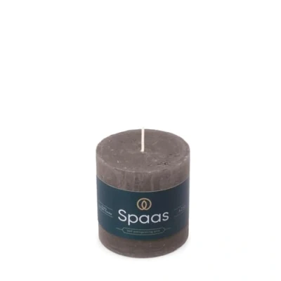 Image of Spaas Rustic Pillar Candle 70/70 mm 25h, Light Grey