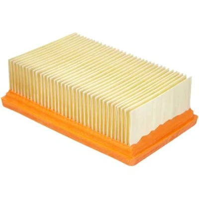 Image of Kärcher Original flat pleated filter KFI 4410: 1 piece, in patented box, for non stop Wet and Dry vacuuming, custom fit Vacuum Cleaners