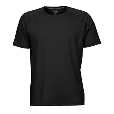 Image of Tee Jays Mens Cool Dry T Shirt[TJ7020] Black
