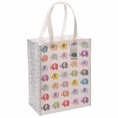 Image of Lauren Billingham Cute Elephants Shopping Bag