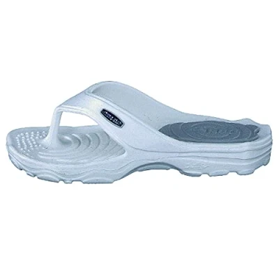 Image of Chung Shi Unisex Dux Zori, Toe separator, White/Grey, 46 47 EU