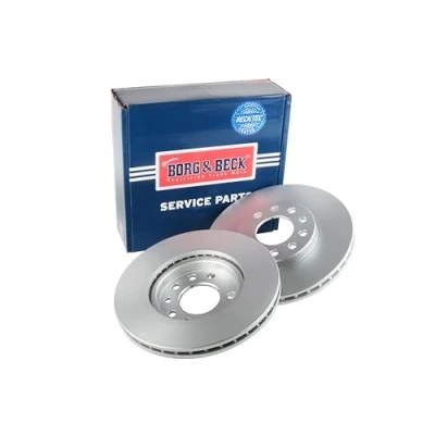 Image of Borg &amp; Beck BBD4074 Brake Disc Pair (Front): Vaux, opel.astra, meriva, 98