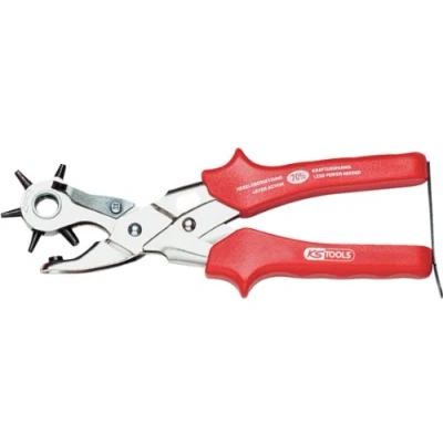 Image of KS Tools Revolving Punch Pliers Lever Transmission Length 250 mm