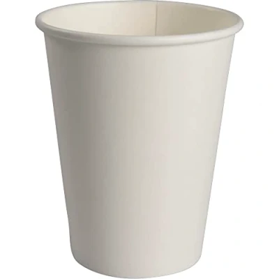Image of ABENA Gastro Line Disposable Hot Cup For Coffee, Tea &amp; Other Beverages, 100% Compostable Design Eco Labelled Consumers, Keeping Your Coffee Warm On The Go White 36 cl