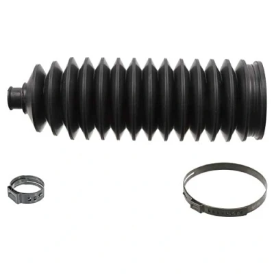 Image of 7081850, 98845034 Bellow, steering FEBI BILSTEIN 102122 Thermoplast Front Axle Left, Right with clamps