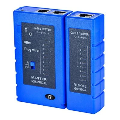 Image of LEAGY Network Cable Tester Test Tool RJ45 RJ11 RJ12 CAT5 CAT6 UTP USB LAN Wire Ethernet