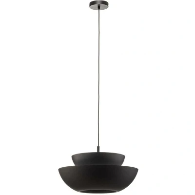 Image of Lucande Kellina pendant light, Ø 48 cm, black, metal