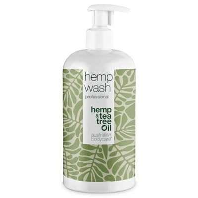 Image of Hemp Body Wash 500 ml Professional With Seed Oil From Australian Bodycare Cleanses, Nourishes and Reduces Skin Dryness Natural Ingredients For Healthy Clear