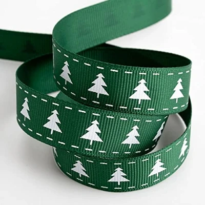Image of Italian Options Christmas Tree Ribbon 16mm x 5m Green
