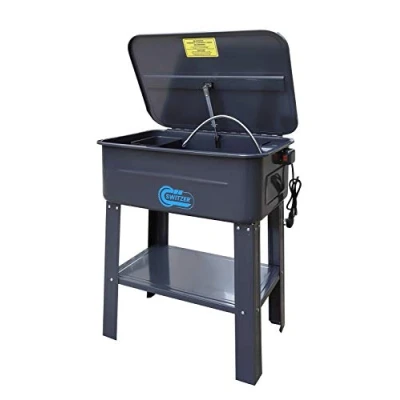 Image of SwitZer 20 Gallon 75 Litre Parts Washer Cleaner with Large Tank and Pump Unit
