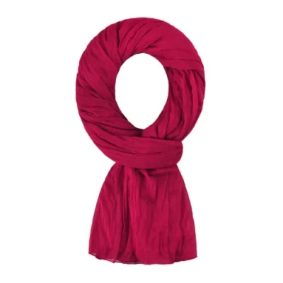 Image of ALLEE DU FOULARD Cheche, Scarf, Shawl Premium 100% Cotton Size 200 x 110 cm Women and Men Over 50 Plain Colours, gold button,