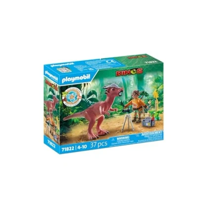 Image of Playmobil Dinos Stygimoloch Observation Dino Playset Adventure Toy for Kids Aged 4+ 71822
