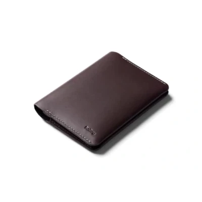 Image of Bellroy Passport Cover (Slimline Travel Wallet/Pouch with Card Slots and Space for Cash Plus documents) DeepPlum