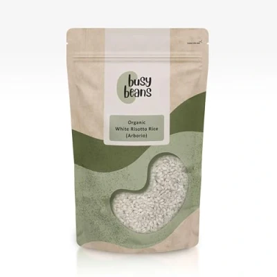 Image of Organic White Risotto Rice (Arborio) Certified by Busy Beans (1kg)