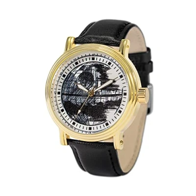 Image of STAR WARS Men Analog Japanese Quartz Watch with Leather Strap WDS001104