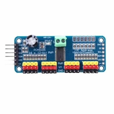 Image of JZK PCA9685 16 Channel 12 Bit PWM Servo Motor Driver IIC Module for Arduino Robot