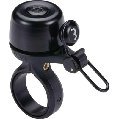 Image of BBB Cycling Road Bike Bell, Bicycle Bell with Strong Clamping Mechanism, for Handlebars Diameter 22.2 mm and 25.4 mm, Noisy Plus 27