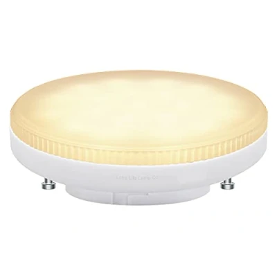 Image of 7w LED GX53 Light Bulb Warm White Replacement for Round CFL