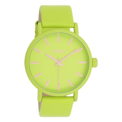 Image of Oozoo Women&#039;s Watch with Leather Strap Color Line 42 mm Diameter, Metal