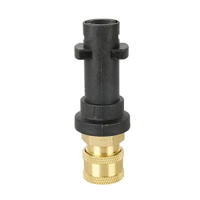 Image of Pressure Washer Adaptors POWERTOOL Bayonet Fitting Adapter Conversion Adaptor Coupling Connector for Karcher K Series K2 K3 K4 K5 K6 K7 to 1/4 BSP Male Screw