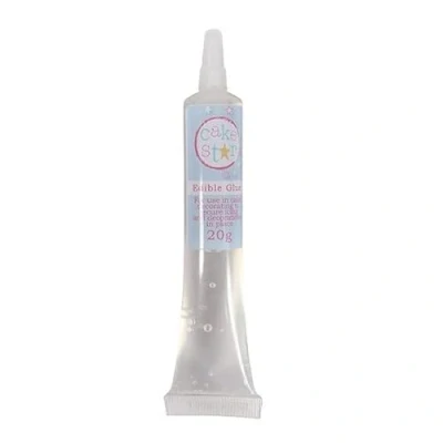 Image of Edible Glue Cake Star 75053 Decorating