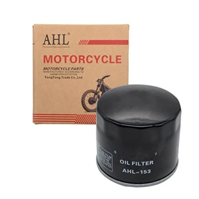 Image of AHL 153 Oil Filter for Ducati Multistrada 1200S Touring 1198 2010 2012 2014 (black)