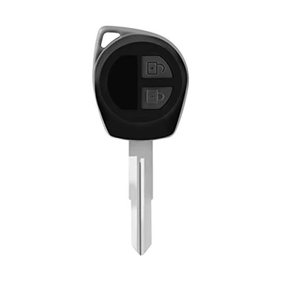 Image of car key Fob Cover, 2 Button Keyless Remote Case Shell Cover for SUZUKI Vitara Swift Ignis SX4 Liana Alto Black