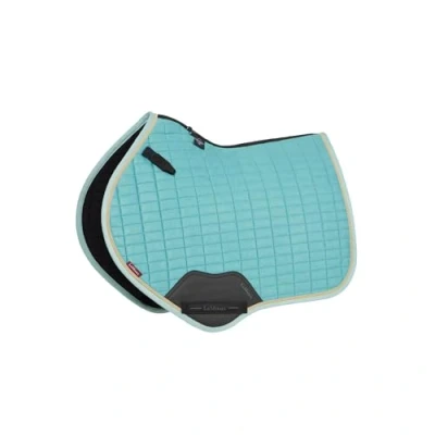 Image of LeMieux Suede Close Contact Square Saddlepad (Lagoon, Small / Medium)