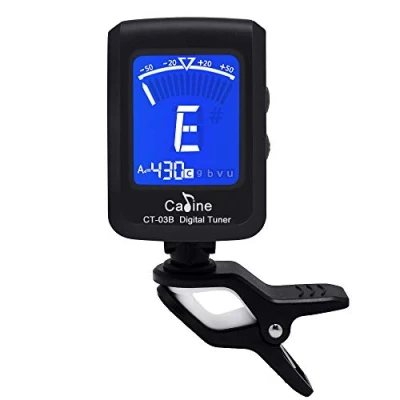 Image of Accessotech LED Clip on Electronic Digital Guitar Tuner Chromatic Bass Violin Ukulele
