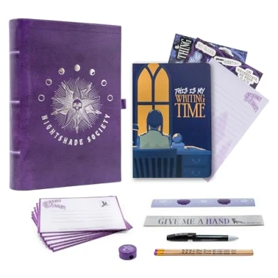 Image of Blue Sky Studios Wednesday Addams Gifts Keepsake Box Nightshade Book Gothic Collectible Set Merchandise Merch
