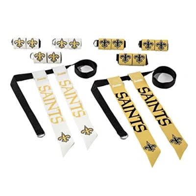 Image of Franklin Sports NFL Flag Football Sets Team Belts and Flags Equipment for Kids Adults