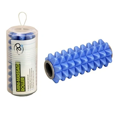 Image of Fitness Mad Mini Massage Foam Roller, On The Go Myofascial Release, Travel Size, 16cm x 6,5cm, Portable Pain Relief for Tight Muscles