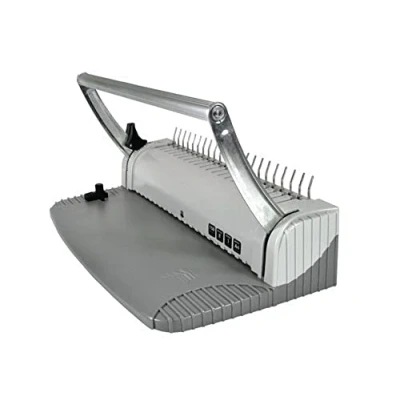 Image of 5 Star Office OB08 Comb Binding Machine Manula Binds 115 Sheets for Combs up to 14mm A4
