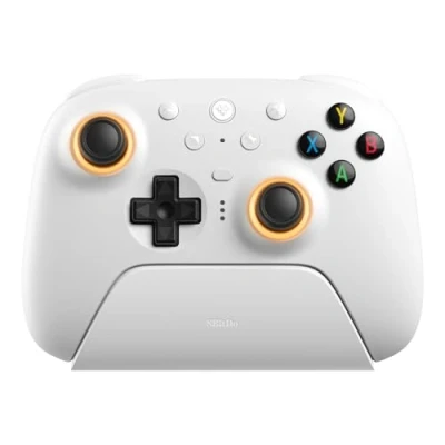 Image of 8Bitdo Ultimate 2 Wireless Controller for Windows &amp; Android, Gaming with TMR Joysticks, Switchable Hall Effect/Tactile Triggers, Motion Control, RGB Fire Ring, 8Speed Tech, Purple