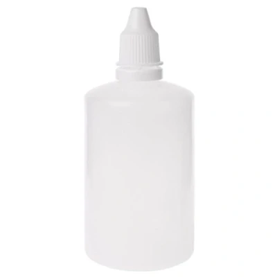 Image of Yushu 5 100ml Empty Plastic Squeezable Dropper Bottles, Eye Liquid Container, Drop Bottle, Refillable Portable Bottle