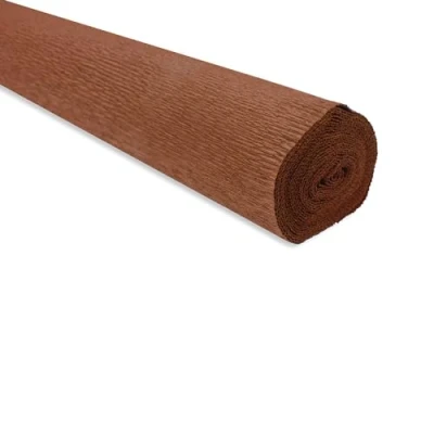 Image of FloristryWarehouse Crepe paper roll 180g (50 x 250cm) Dark Brown (shade 568)