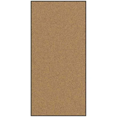 Image of vidaXL Cream/Black Doormat Large Rectangular Entryway Rug 250x120cm, Medium Pile for Indoor/Outdoor Use, Synthetic Polyamide Mat Bedroom, Living Room, Balcony