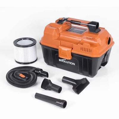 Image of Evolution Power Tools R11VAC Li Cordless Vacuum Cleaner Wet and Dry Vac, Portable Lightweight, Ideal Dust Extractor for Saw in Workshops, Woodworking, Battery &amp; Charger Not Included